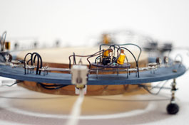 Detailaufnahme der Drahtspulen