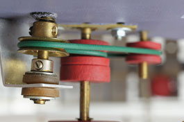 Detailansicht des Getriebes